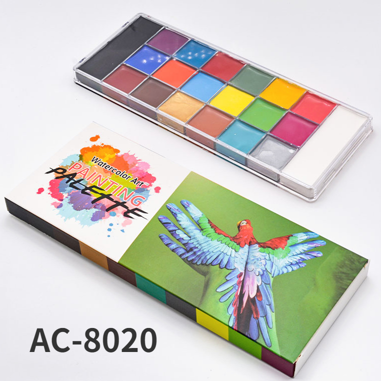 20 Colors Face Paint Oil Safe Kids Flash body new Painting eye makeup 2025 Halloween Beauty makeup Palette wholesale halloween makeup