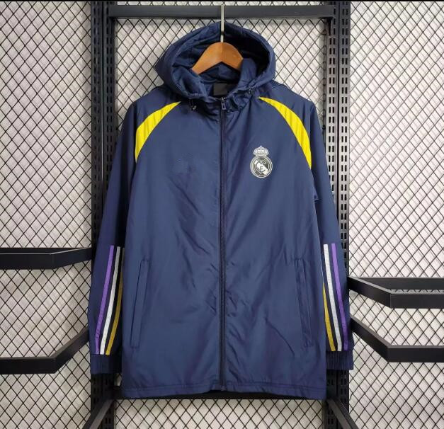 2024 2025 Real Madrid full zipper tracksuit training suit VINI JR BELLINGHAM Hooded jacket Windbreaker 23/24/25 real Madrides men football CAMAVINGA