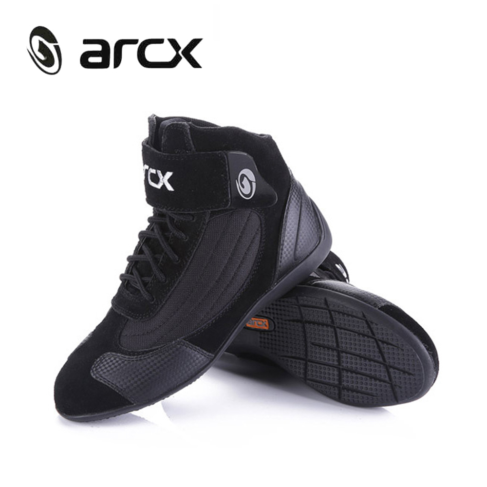 ARCX Motorcycle Boots Men Moto new Riding Boots Summer Breathable Motorbike Motorcycle Shoes Chopper 2025 Cruiser Touring Ankle Shoes #