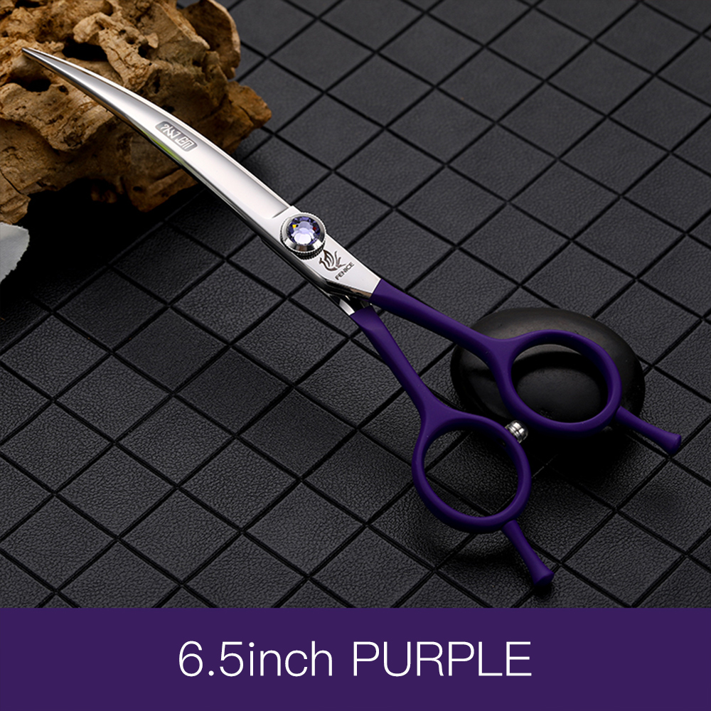 Fenice professional 6.5 inch pet scissors dog scissors curved grooming scissors cutting shears makas tijeras