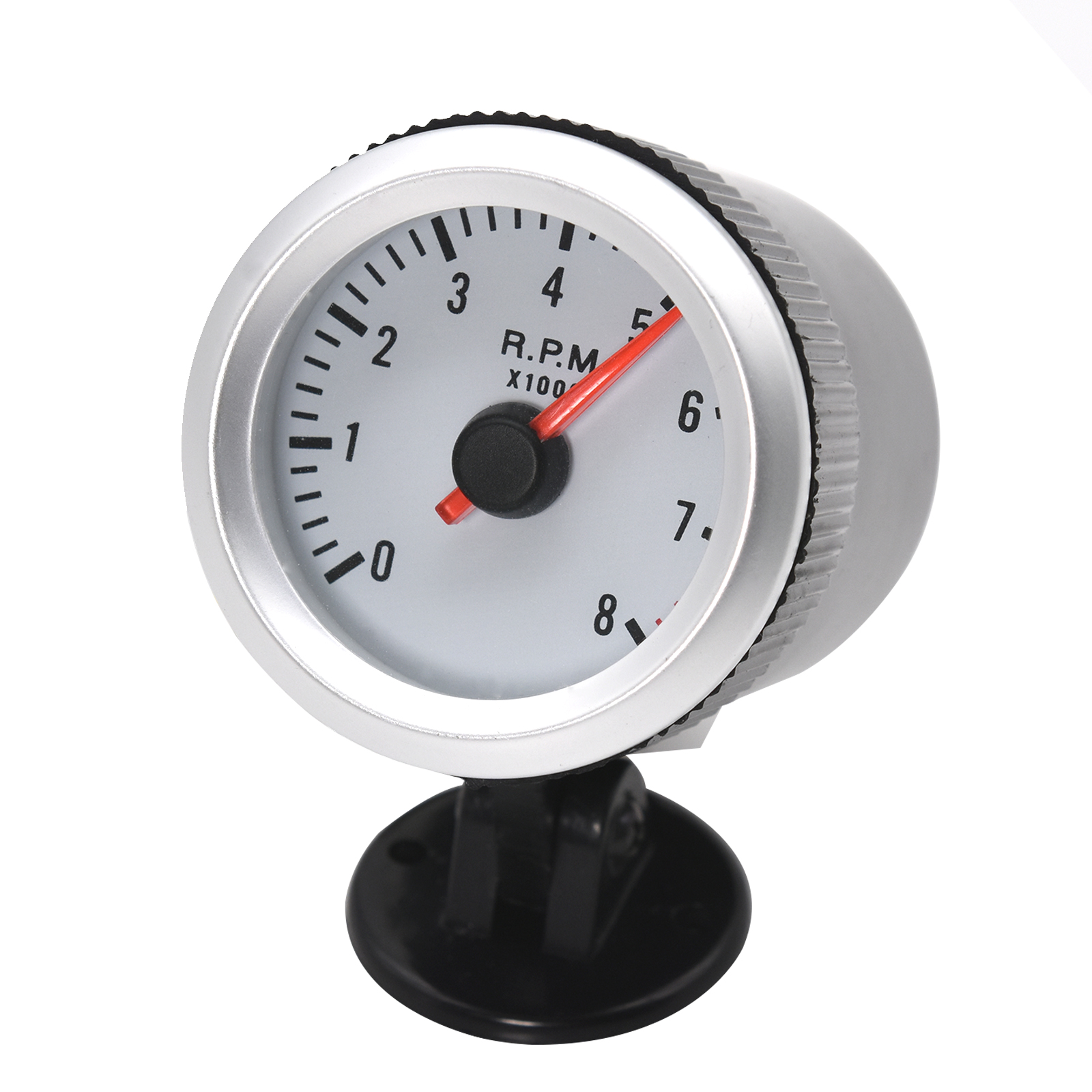 0~8000RPM Car Tachometer Universal 2" 52mm 12V Blue LED Tach Gauge Meter with Sensor for Gasoline car Boat Outboard Tachometer