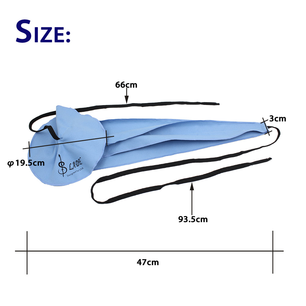 Alto Tenor Saxophone Cleaning Cloth Pull Through Ultrafine Fiber Material Cloth for Sax Inside Tube Strong Water Absorption