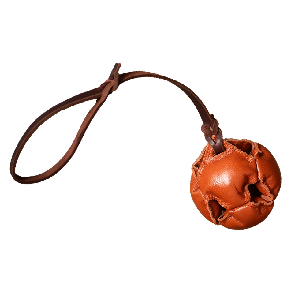 Pet Dog Toy Ball Dogs Training Supplies Cow Leather Ball Durable Bite Stick Bite Pillow German Shepherd Malinois