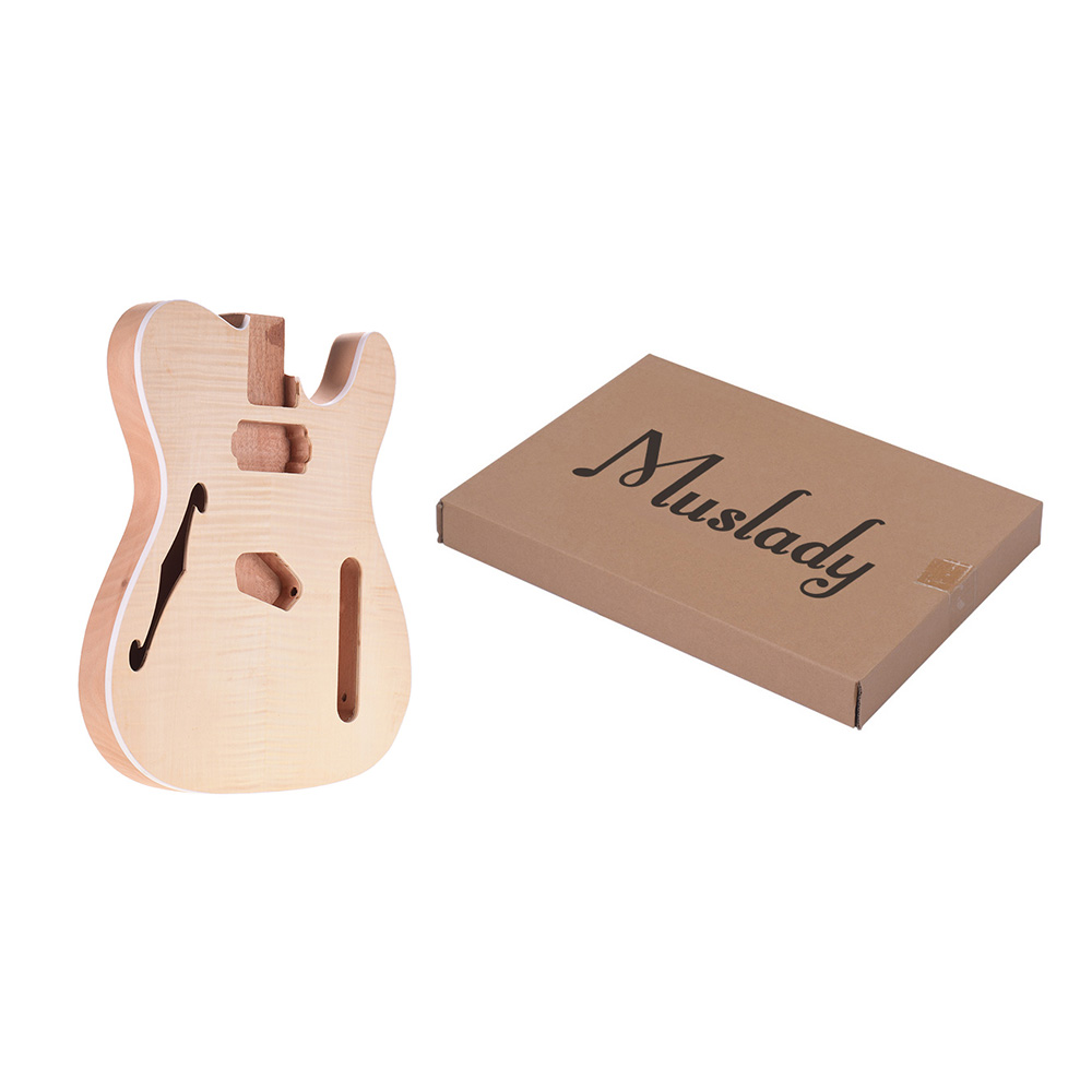 Unfinished Guitar Body Mahogany/ Basswood /Sycamore Wood Blank Guitar Barrel for Electric Guitars DIY Parts Guitar Accessories