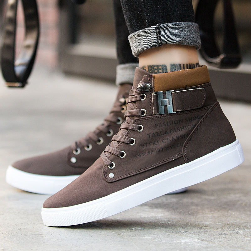 Spring And Autumn Trainer's New High Top Sports Shoes For Male And Female Students Outdoor Warm Snow Boots Korean Edition Fashion Thick Flat Casu