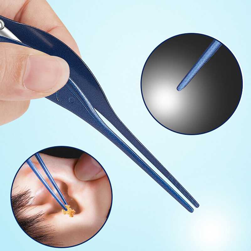 Ear Cleaner Tool LED Flashlight Ear Cleaner Earpick Wax Removal Tweezer Luminous Kids Curette Electric Cleaning Device New