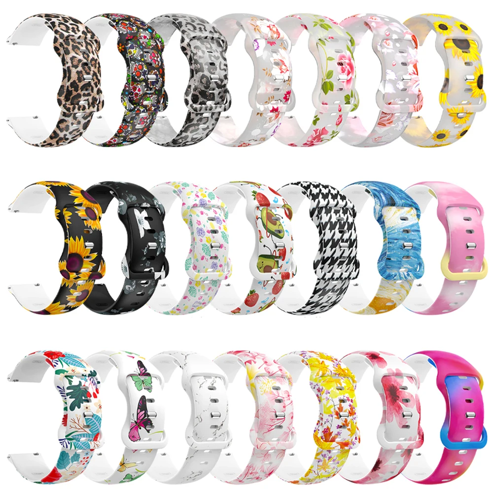 Replacement 20mm Silicone Smartwatch Straps For Amazfit GTS 4/2 Mini Watchbands For Amazfit GTS/2/2e/Bip U 3 Pro Bracelet Correa