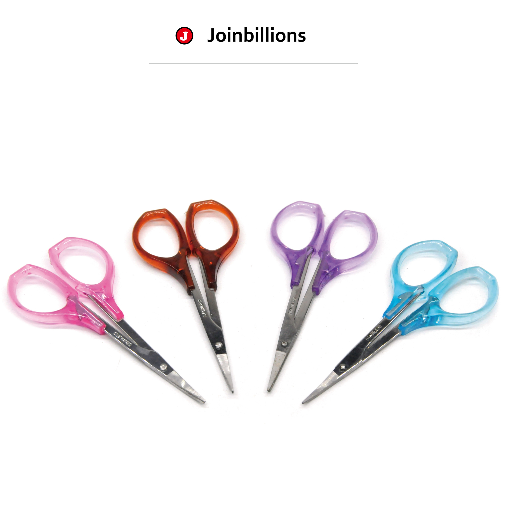 Pointed 2025 Tip new Makeup Scissor of Plastic Handle