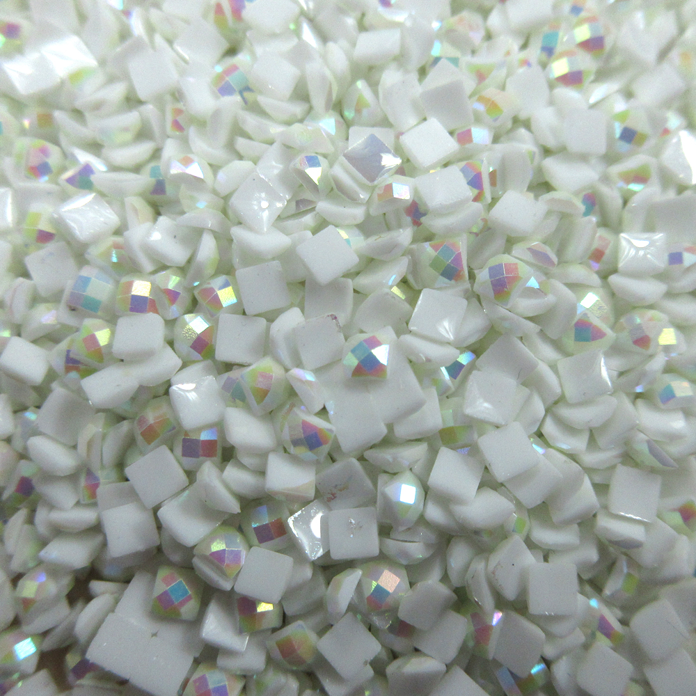 Ascher Stone Glow In Dark AB Square Round DMC 5200 For DIY Diamond Painting Cross Stitch Embroidery Rhinestone Mosaic Home Decor