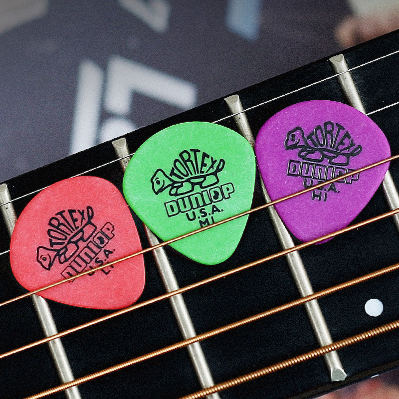 Dunlop Guitar Picks Tortex Jazz Plectrum Mediator 1.14/0.88/0.5mm for Bass Acoustic Electric Classic Guitar