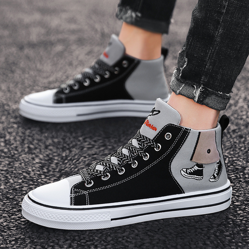 Canvas Spring 2025 New Styles Students Couple's Men's Versatile Sports And Leisure Board Shoes Trendy Shoes For Men