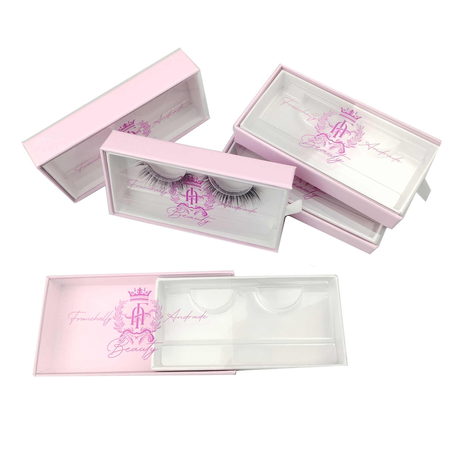 2025 Wholesale 3d Lash Box Magnetic Eyelash Case for 25mm Mink Lashes Custom Empty Soft Fluffy Eye-lash new Package Makeup Supplier