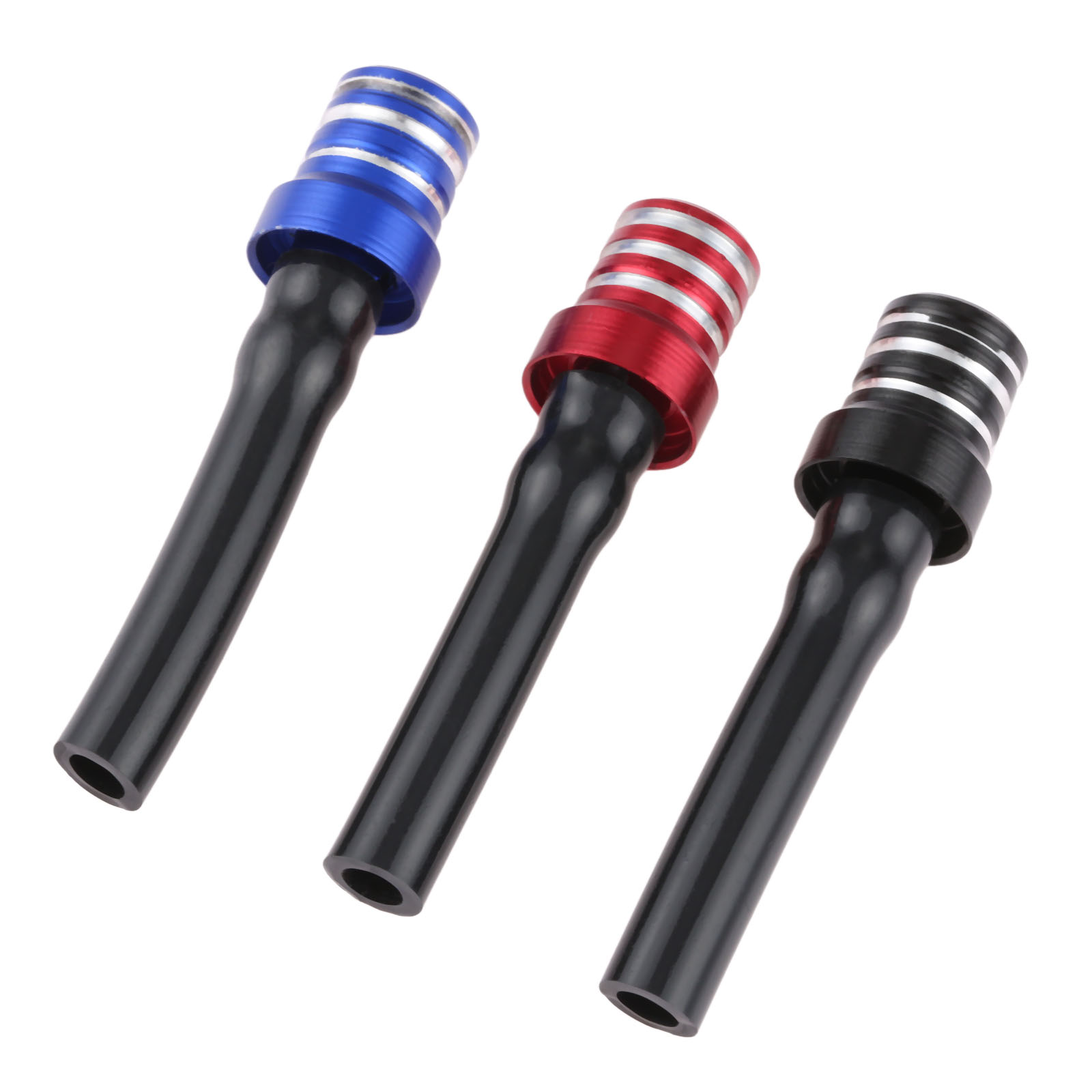 1Pc Breather Fuel Tank Hose Gas Cap Tube,CNC Aluminum Rubber Universal Air Vent Valve Tube for Dirt Pit Quad Bike ATV Motorcycle