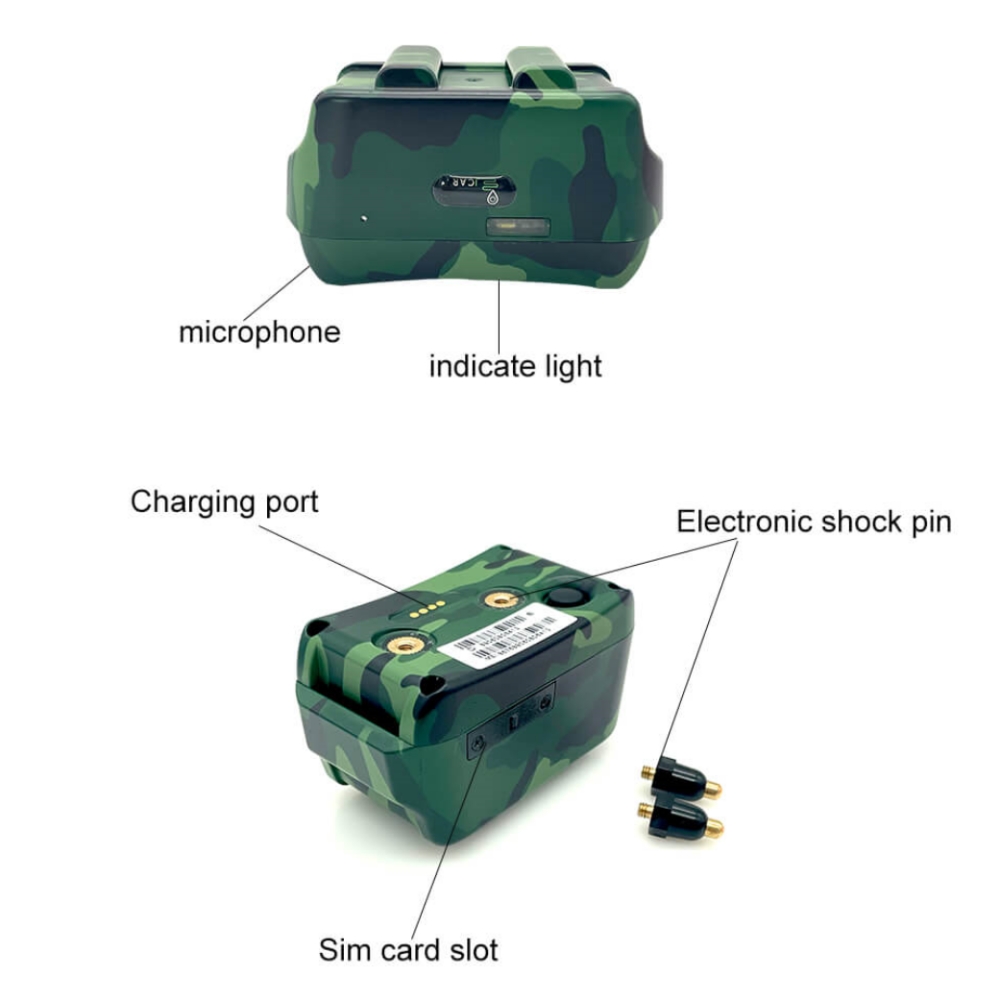 IP68 Gps Tracker For Hunting Dog Remote Training Real Time Tracking Voice Monitor Anti Lost Gsm Gprs Pet Locator Remote Training