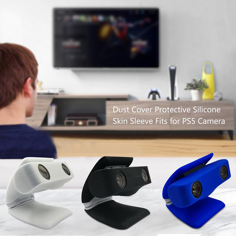 For PS5 HD Camera Silicone Protective Case Dustproof Anti-scratch Washable Silicone Camera Cover Sleeve Protector Case Cover