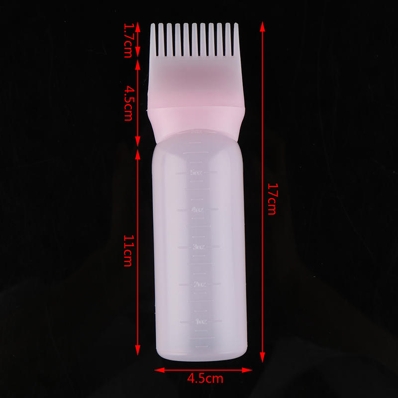Hair Dye Applicator Dyeing Shampoo Bottle Oil Comb Hair Dye Bottle Applicator Tools Styling Tool Hair Coloring Brush Bottles