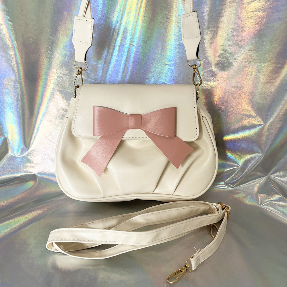 HAEX Elegant Soft Bolso Mujer Korean Style Solid Bow Knot Crossbody Bags Vintage Concise Women's Bag 2022 Trend Sac A Main Femme
