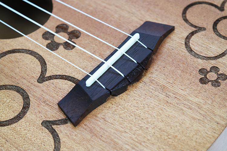 SevenAngel 23" Ukulele Concert Acoustic Mini guitar Rosewood Fretboard Uke 4 strings Sapele Electric Ukelele Built in Pickup EQ