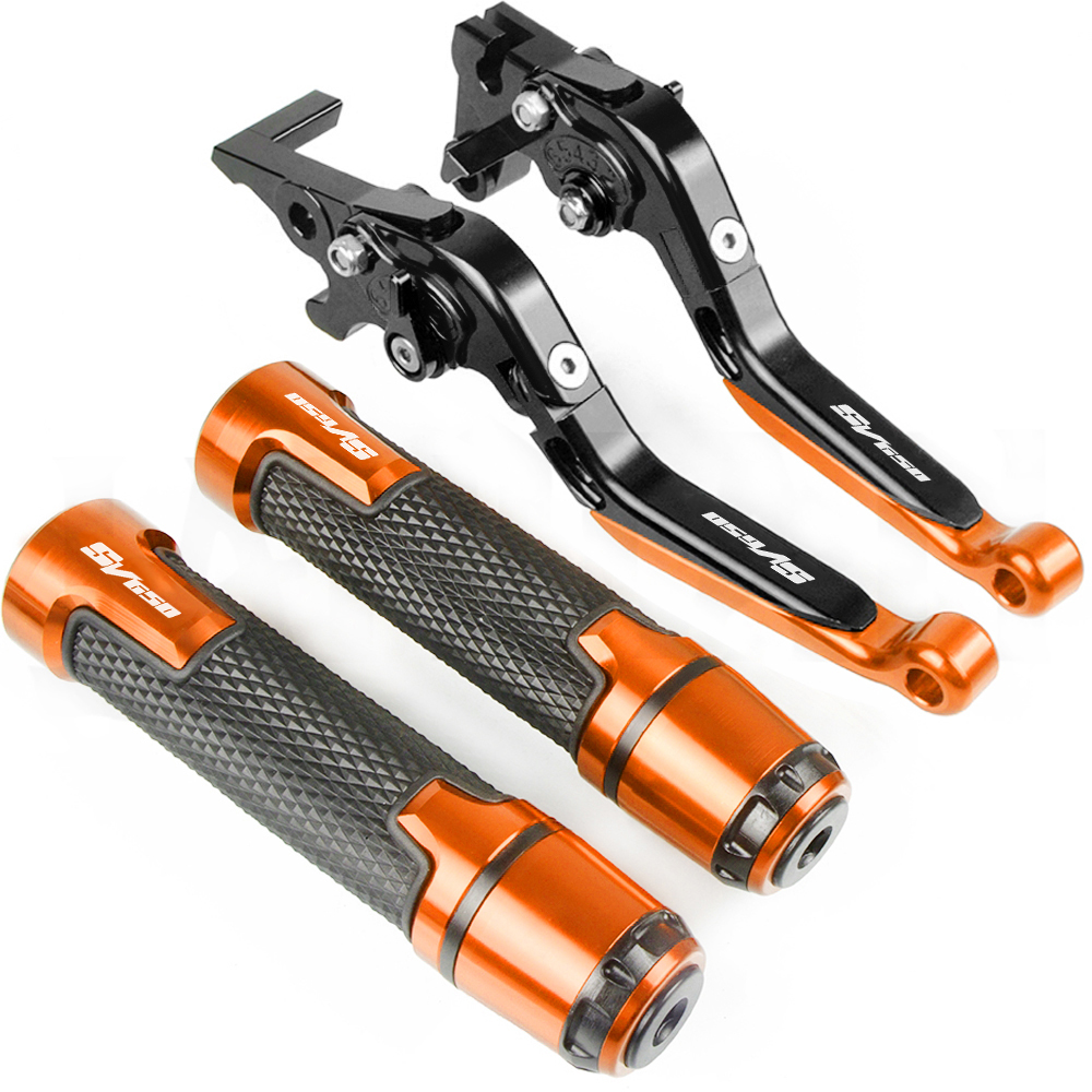 For Suzuki SV650 SV 650 1999 2000 2001 2003 2004 2005 2002-2012 Motorcycle Adjustable Foldable Brake Clutch Lever Handle Grips