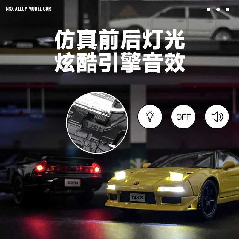 Free shipping 1 32 Honda NSX Coupe Alloy Miniature Diecast Metal Scale Model SoundLight Collection Childrens Toy Car Vehicles Gifts
