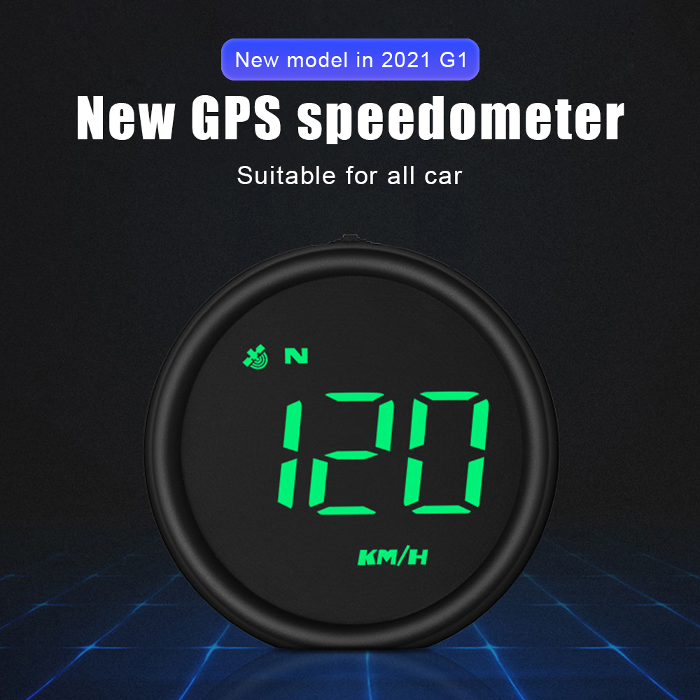 Off Road 4x4 GPS Speedometer Compass Car HUD Speed Meters Alarm Head Up Display Smart Digital Gauges Auto Accessories Universal