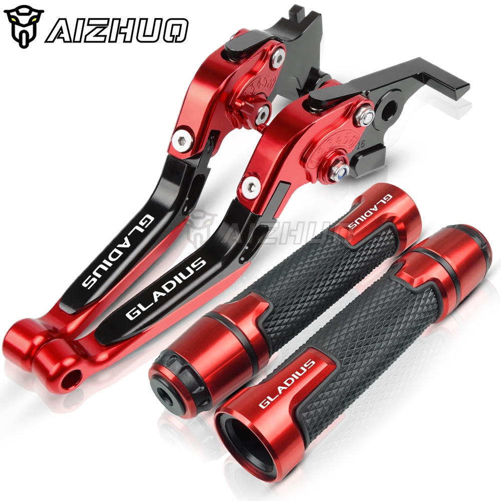 Motorcycle Handle Grips HandBar End Brake Clutch Lever FOR SUZUKI SFV 650 SFV650 GLADIUS 2009-2015 2014 2013 2012 2011 2010