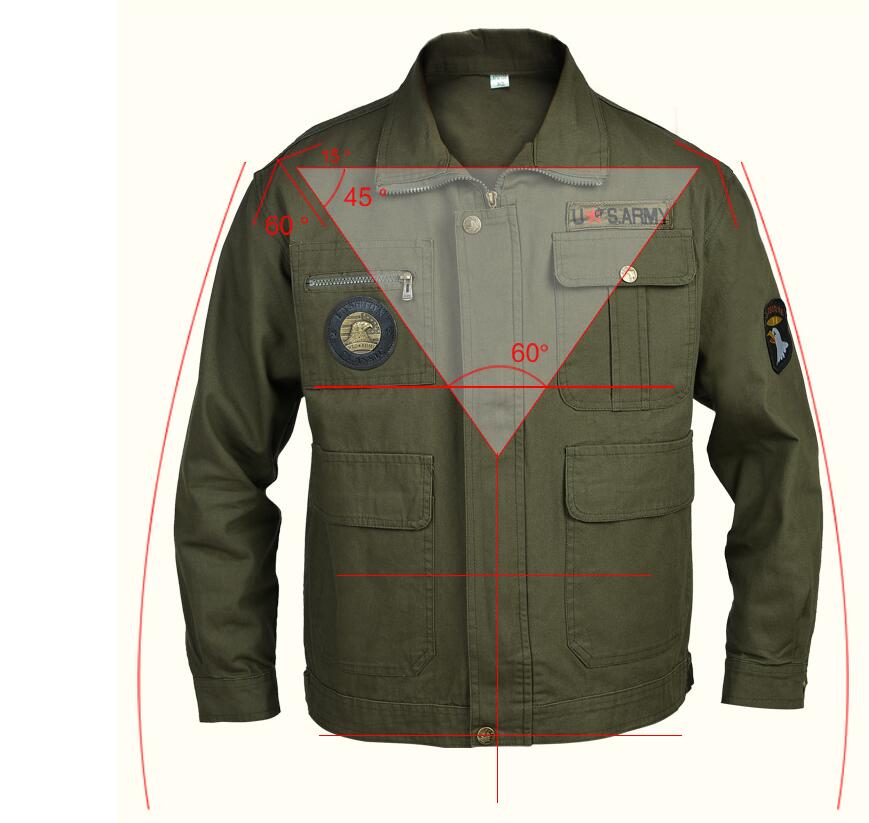 Spring Autumn Men's Wear-Resistant Workwear Suit Outdoor Workwear Military Jackets+Pants Sets Male Working Factory Uniforms