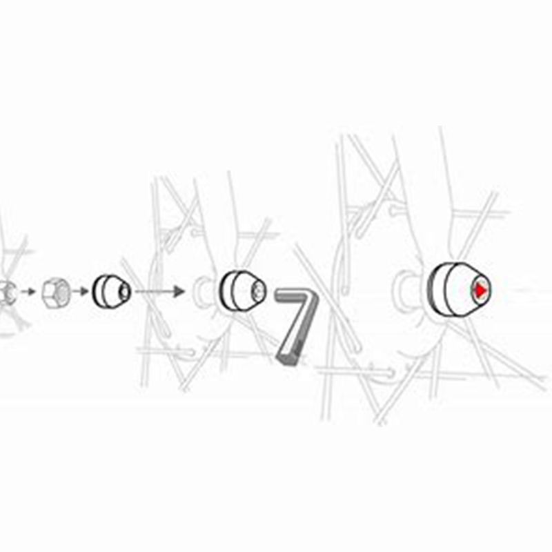 Smallest lightest 0.45g Anti theft bicycle bike lock stem handlebar wheels protect saddle smart design