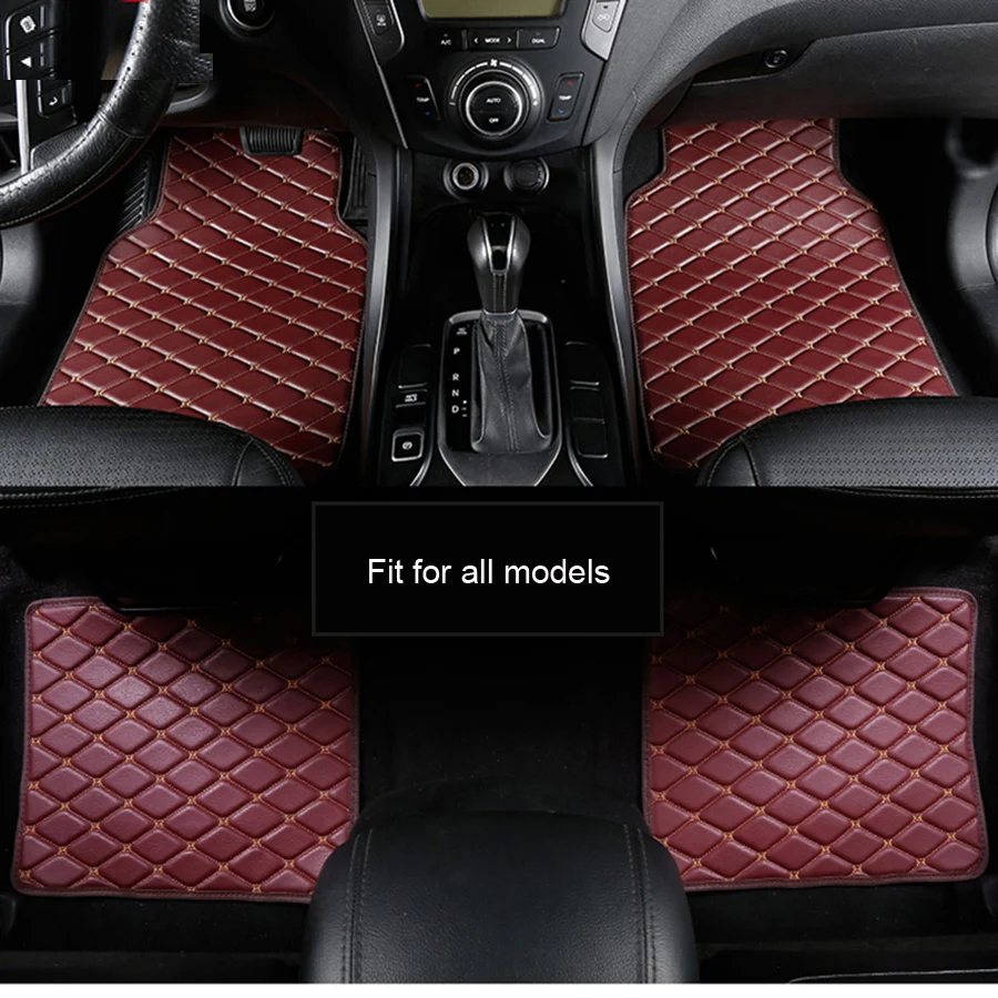car floor mats Universal for 1 series E81 E82 E87 E88 116i 118i 118d 120i 120d 125i 128i 130i 135i 5D car styling lpet liner smile