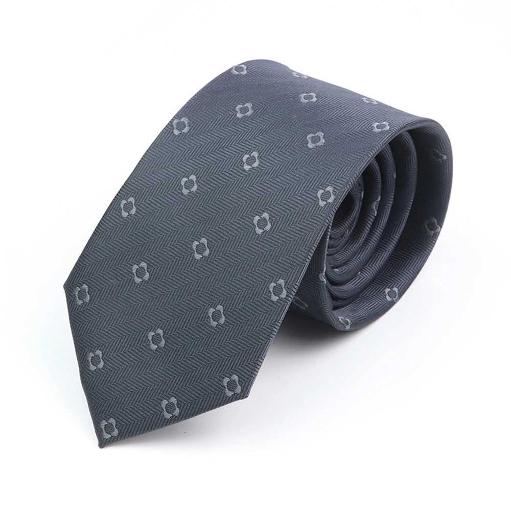 New Design Dot Wedding Men Tie Grey Blue Striped Paisley Flower Necktie Men Busin Dropshipping Groom Collar Accories GiftX241111