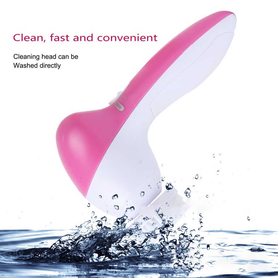 a b LAIKOU Electric in Facial Cleanser Wash Face Cleaning Mini Skin Pore Cleaner Beauty Body Massage brush hine Cleang Mi Sk he