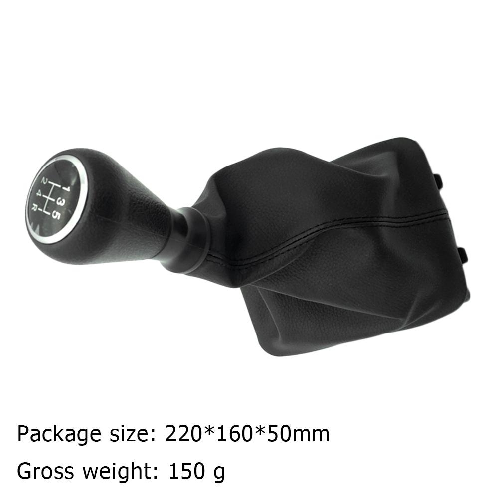 Gearbox new Handle 2025 Cover for Peugeot 206 Parts 5 Speed Gear Shift Knob Shifter Lever Stick Boot Cover