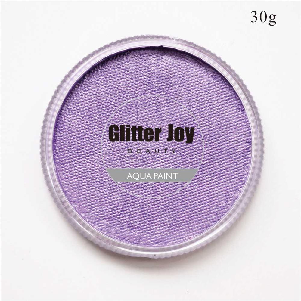f e Water Light Shiny g pc Activated Purple Pearl Face Body Paints Makeup Art for Party Costume