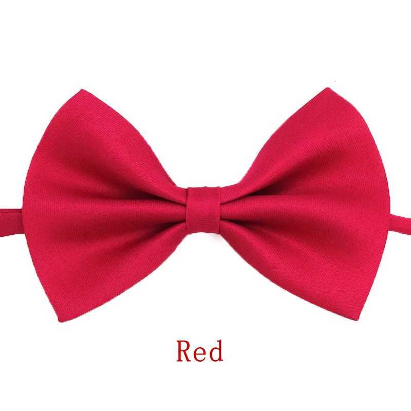 Black Neck Tiebow for Boys Girls Toddler Adjustable Solid Bow Tie Party Wedding Childrens Accories Not Afraid of CreasesX241109