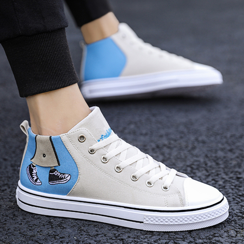 Canvas Spring 2025 New Styles Students Couple's Men's Versatile Sports And Leisure Board Shoes Trendy Shoes For Men