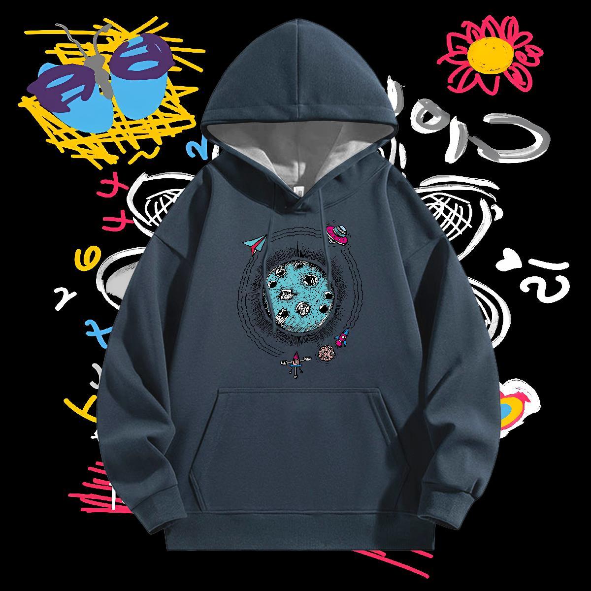 Fashion Designer Hoodie For Man Long Sleeve Soft High Quality Men Clothes Hoodie US Plus Size Tops Y2K 350g Cotton