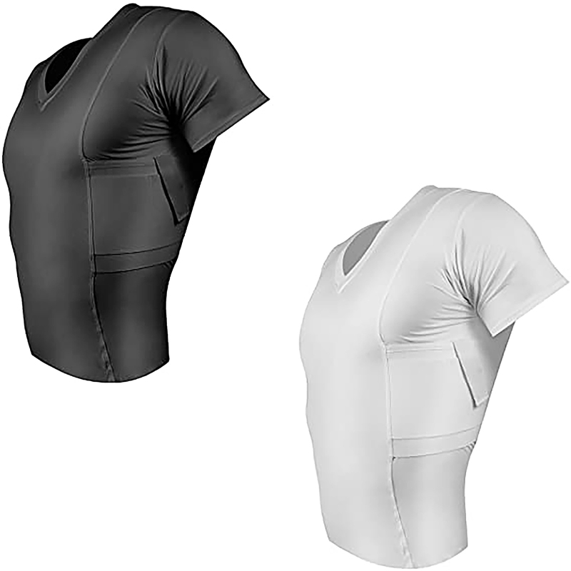 Concealed Carry T-Shirt Holster Tactical Clothes Pistol Holster Short Sleeve Shirt Gun Holster for Men Women Invisible Carry