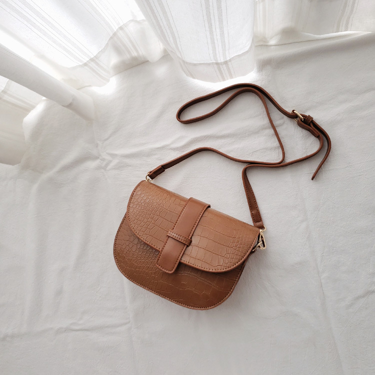 Bag for 2024 new fashionable single shoulder women small bag saddle