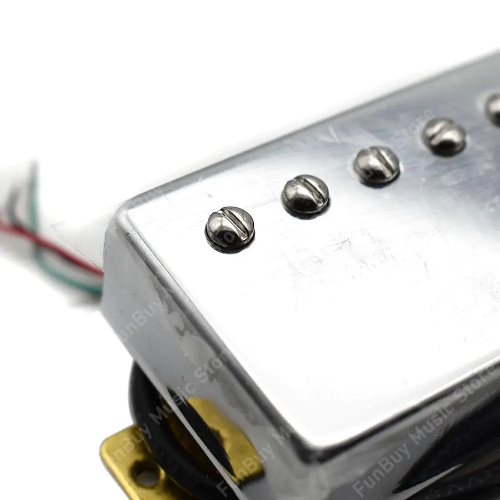 Electric Guitar Double Coil Humbucker Pickup Neck Bridge Pickup 50mm 52mm Ceramic Magnet 2 Conductor for LP Guitar