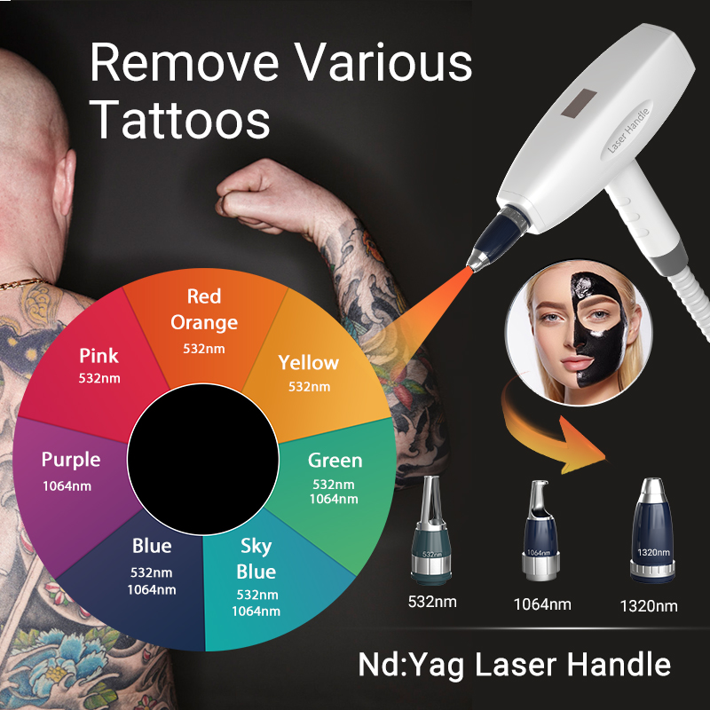 Wholesale Multifunction laser depilatory 4 in 1 elight ipl opt rf nd Yag Tattoo removal hair removal beauty machine