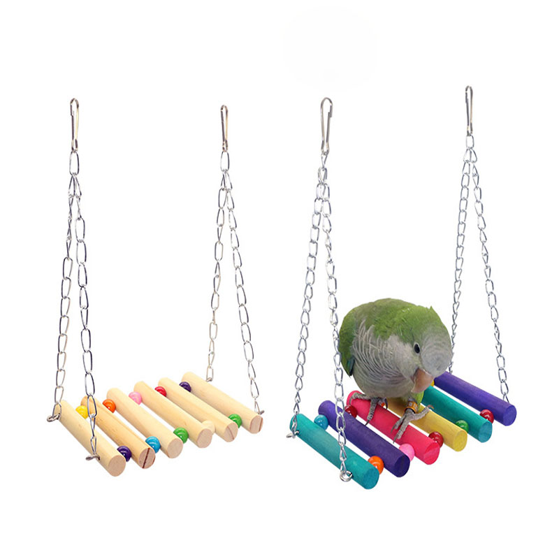 Birds Toy Pet Bird Parrot Parakeet Budgie Cockatiel Cage Hut Nest Bird Toy Hammock Swing Toy Hanging Toy Pet Supplies