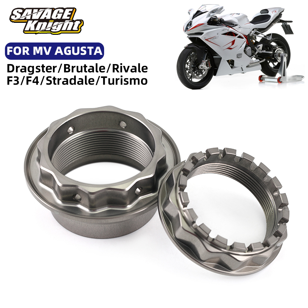 Rear Wheel Axle Sprocket Flange Nut For MV Agusta Turismo Veloce Rivale Dragster 800 F3 675 F4 750 1000 312R/RR Brutale 800 1090