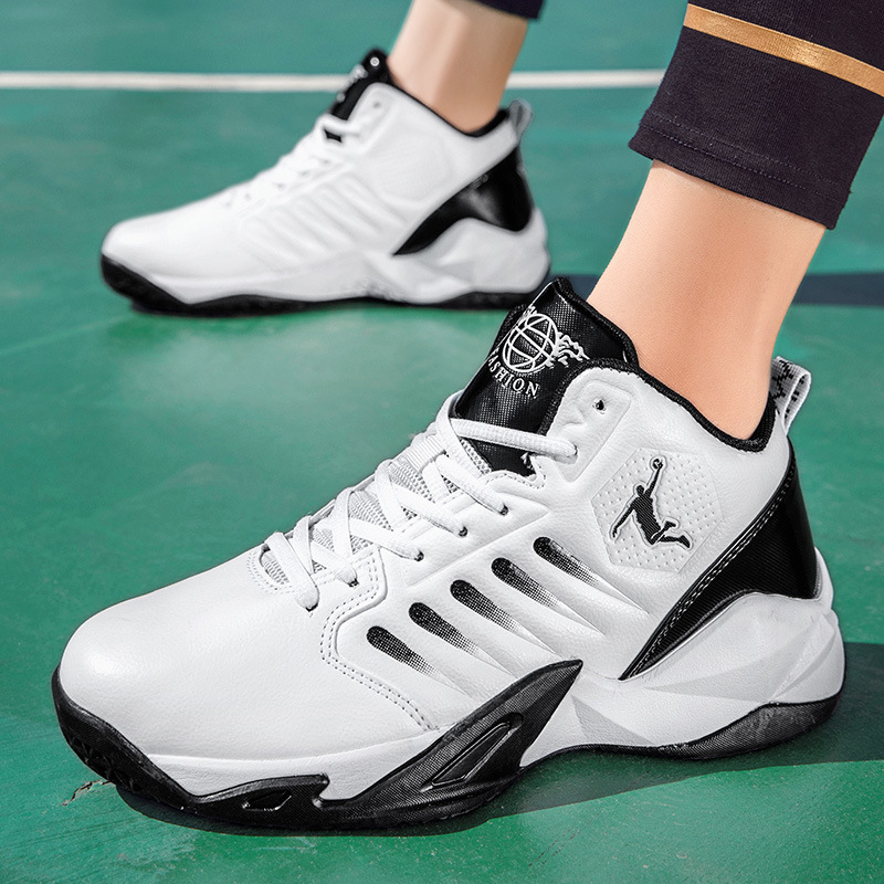 Basketball shoes 2025 Spring Summer new classic off black white shoes men's round headed sponge fashion trend versatile shoes for Outdoor Activit