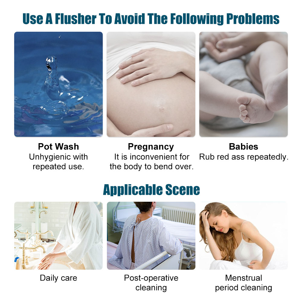 Dr.isla 500ML Portable Hand Bidet Sprayer Hygiene Bottle Spray Washing Cleaner Bidet Female Vagina Anal Douche Cleaning Bottle