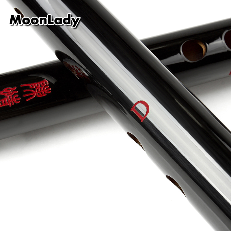 Chinese Traditional Handmade Bamboo Black Flute Dizi Traditional New Arrival Flauta Wood For Beginners and Music Lovers