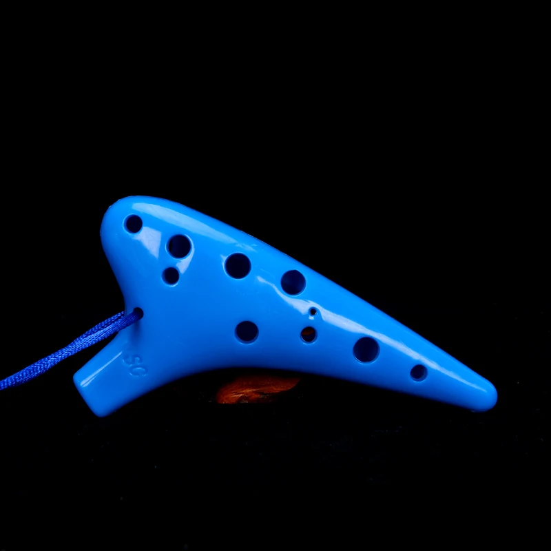 MINI Ocarina 12 hole Soprano C KEY SC mini ABS resin Ocarina flute Orff Musical Instruments Flauta for Childen Student play