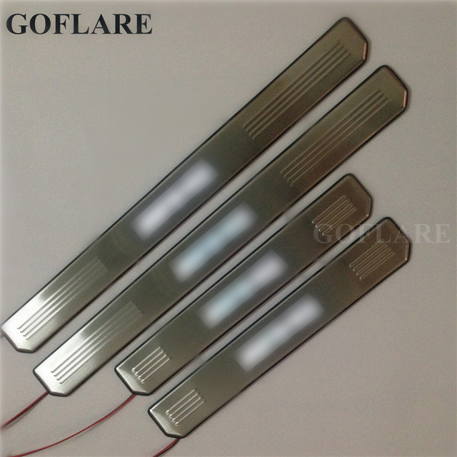 Car Accessories For Mercedes Benz AMG e cls Class W219 C219 W211 S211 LED Door Sill Scuff Plate Sills Protector Pedal Cover