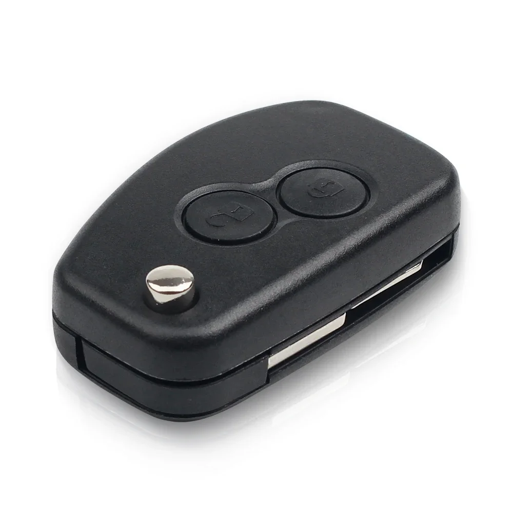 KEYYOU VAC102 Ne72 Modified Key Shell For Renault Renault Dacia Modus Logan Clio Espace Nissan 2 Buttons Flip Remote Fob Case