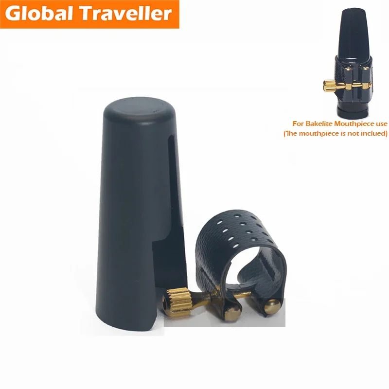 Soft Bakelite Sax Mouthpiece Ligature Clip Saxophone Mouthpiece Ligature for Alto Tenor Soprano Saxophone Classical Pop Style