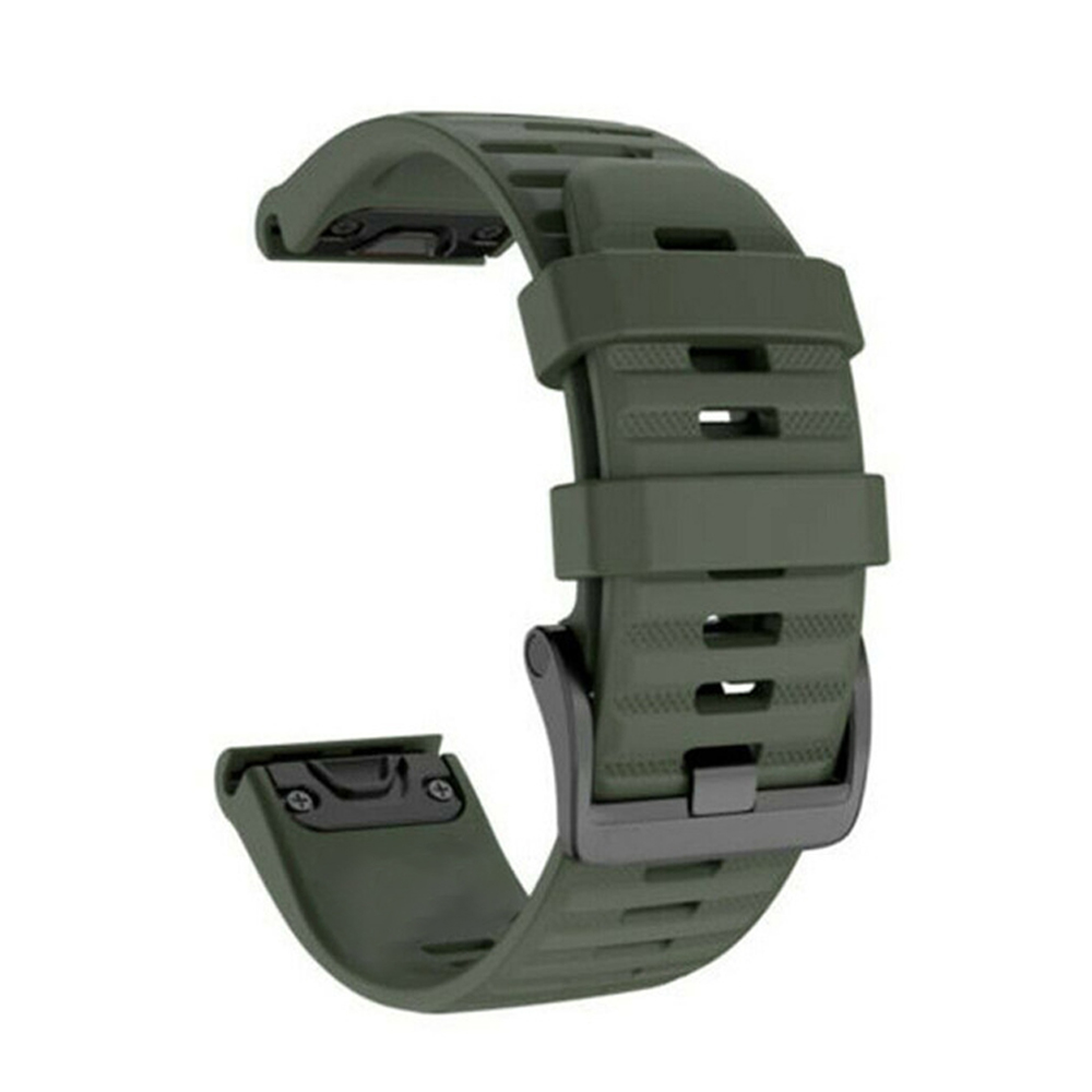 26 22MM Silicone QuickFit Watchband Strap For Coros VERTIX/2 SmartWatch Easyfit Wrist Band For Garmin Fenix 7 7X 6 6X Pro Correa